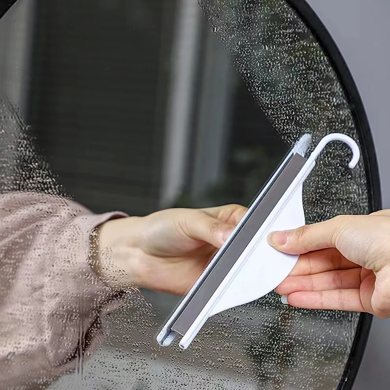 Multifunktionaler Mini-Glaswischer aus weichem Silikon, Reinigungswerkzeug für Küche und Bad, Zubehör für Auto, Rückspiegel, Fenster, CleanBrush_voghion.com