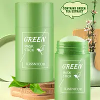 1PC Face Clean Mask Green Tea Cleansing Stick Mask Shrink pores Deep Blackhead Remover facial Cleansing Moisturizing Mask 6