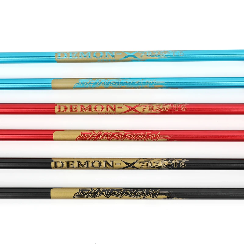 Premium Aluminum Crossbow Bolts - High Strength Arrows with 4 Feathers