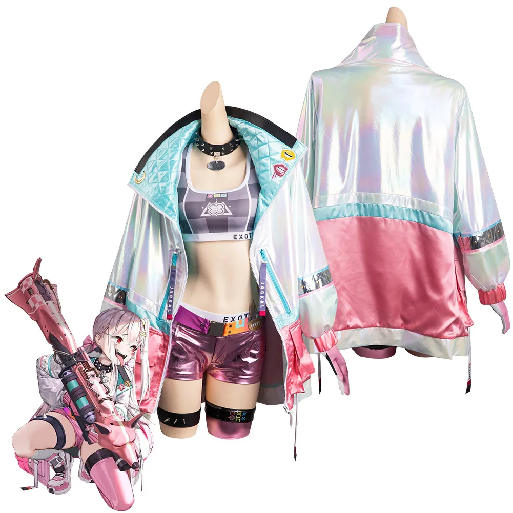

NIKKE Goddess of Victory Jackal Cosplay Costume Fashion Pants Coat Game Uniform Women Coat Outfit Halloween Carnival Party Suit