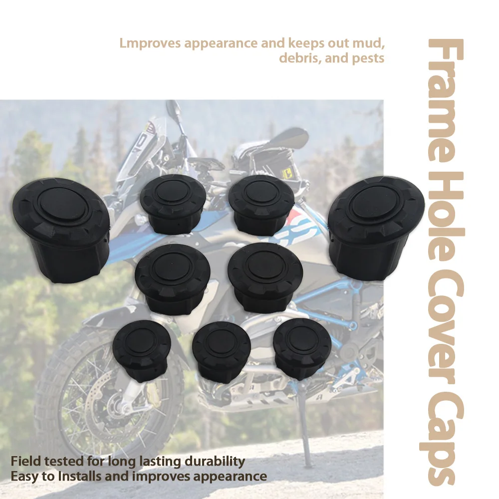 Motorrad rahmen Loch abdeckung für BMW R1250gs R1200gs R 1250 gs R 1200 gs lc Adv Adventure Caps Plug dekorative Rahmen kappe Set – Detail 12