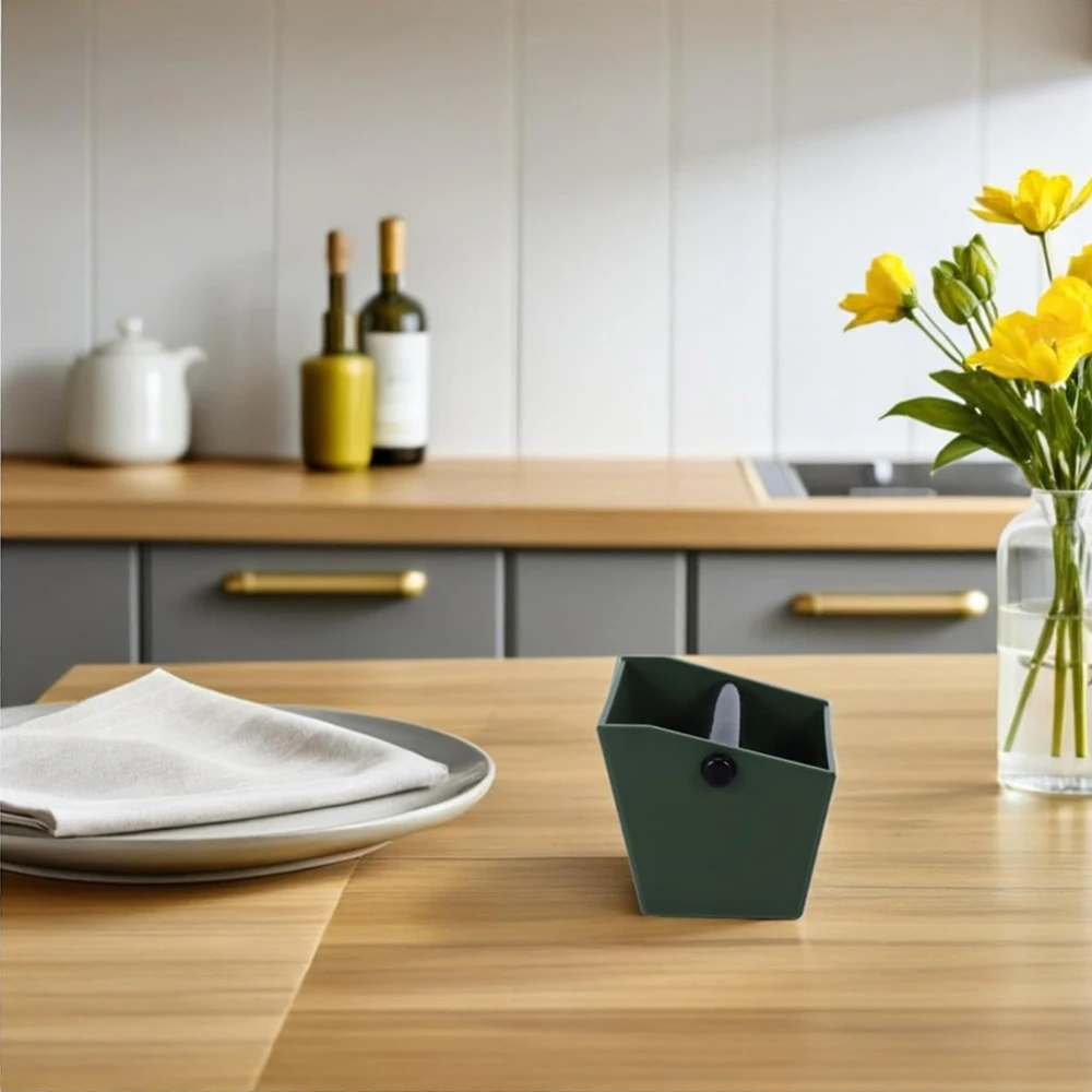 Coffee Knock Box Espresso Grounds Container ABS Bucket Anti Slip Powder Beveled Residue Barista Accessories