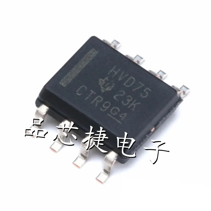 

10 шт./лот SN65HVD75DR маркировка HVD75 SOIC-8 3,3-V полудуплексный фототрансивер с IEC ESD, 20 Мбит/с