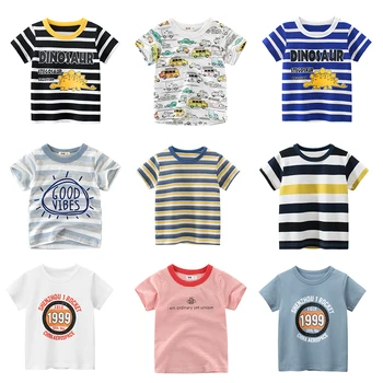 Boys Stripe Letter Tee 1
