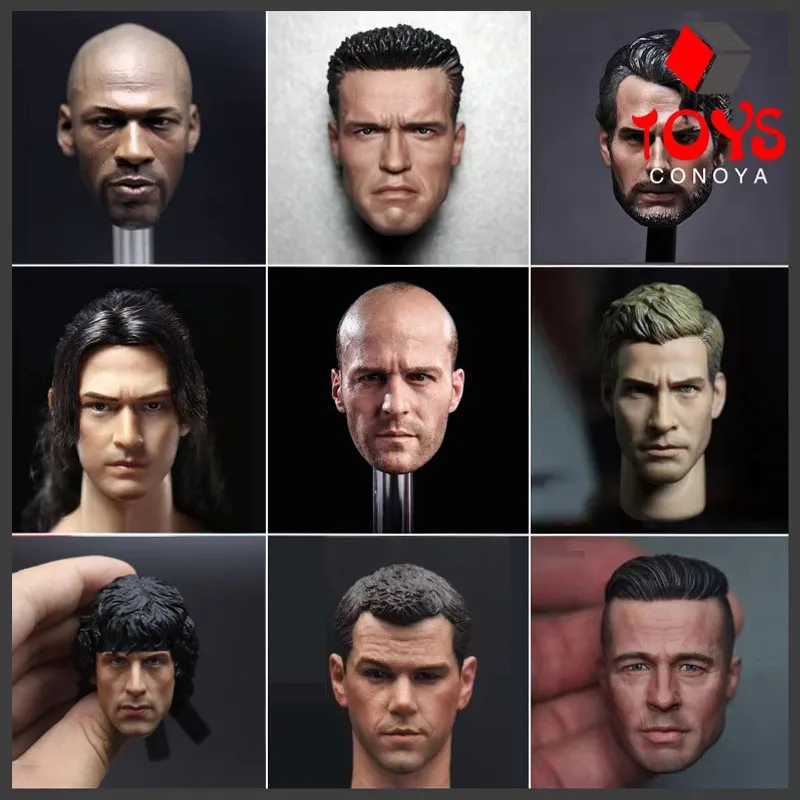 B1 1/6 フィギュア用 ヘッド 男性ヘッド アクセサリー 交換用 草薙京