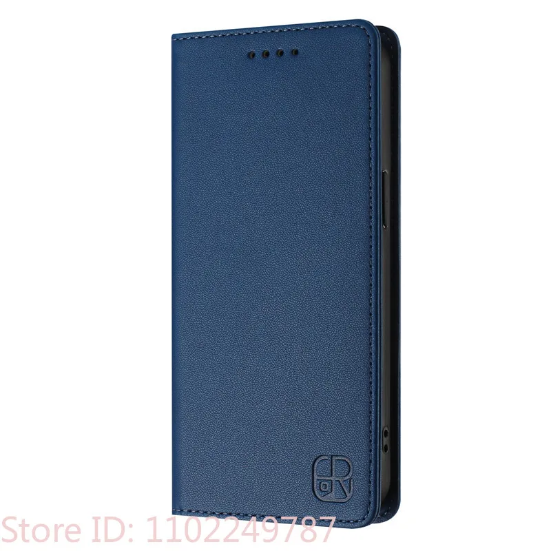 Luxury Anti-Theft Wallet Flip Cover Phone Case in Leather