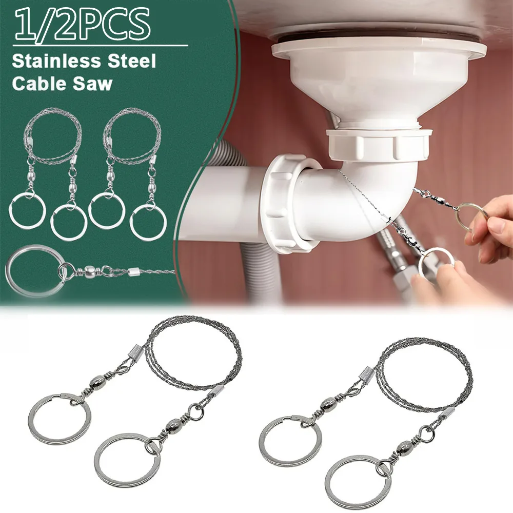 Hand Saw Manual Wire Saw Outdoor Emergency Survival Chain Saw Hand Tools Practical Portable Camping Hiking Cutting Wood Wire Saws Tools