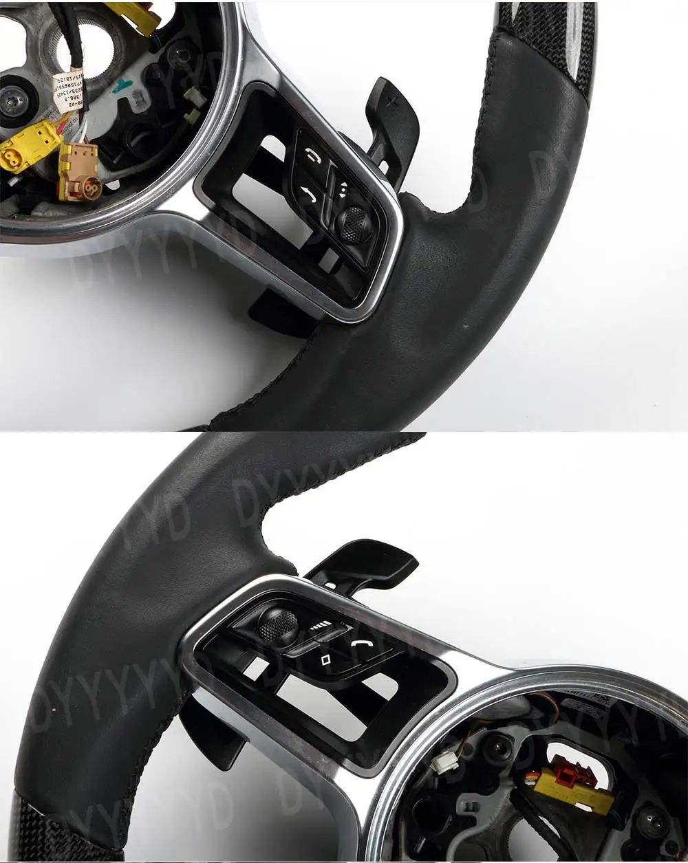 For Porsche GT3 RS GT2 Steering Wheel Magnetic Shift Paddles For Macan Cayenne 9
