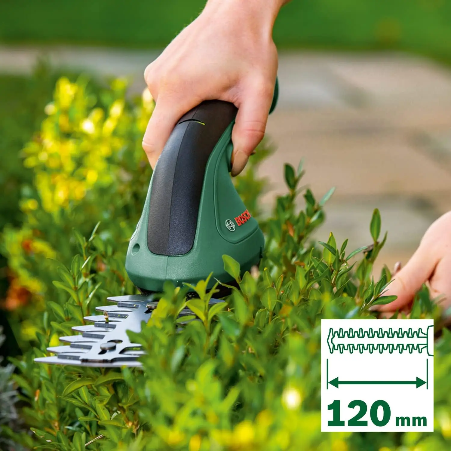 Bosch Electric Hedge Trimmer Cordless Pruning Shears Battery Rechargeable Shear Hedger for Grass Bonsai Shrub Garden Power Tools 3