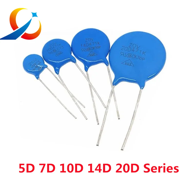 10PCSVaristor05D07D10D14D20D05D471K07D391K7D431K7D471K
