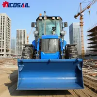 Customized Mini Backhoe Loader Excavator 4×4 Wheel Tractor New Loader Backhoe Excavator Wheel Loader