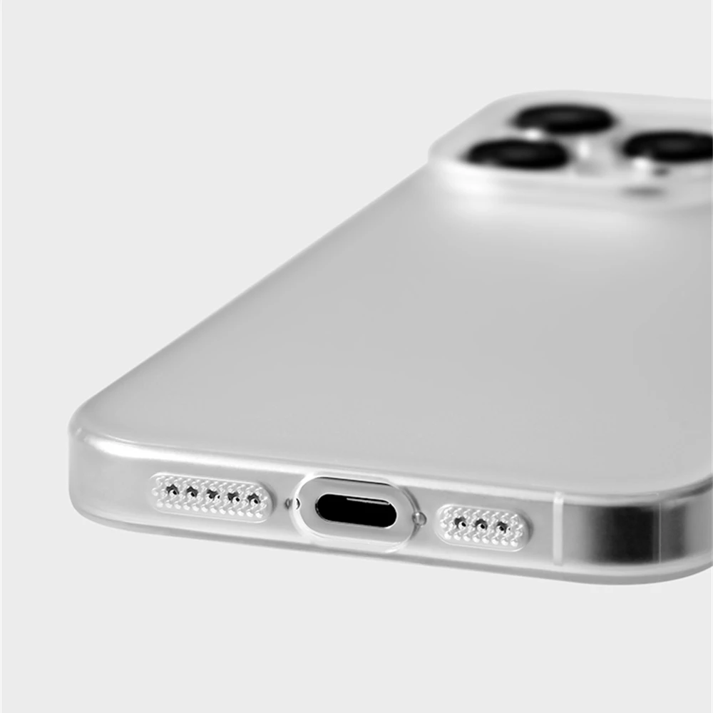 Ultra Thin 0.7 MM Sand Blasted Frosted Matte Hard PC Case - Simple Transparent HD Cover