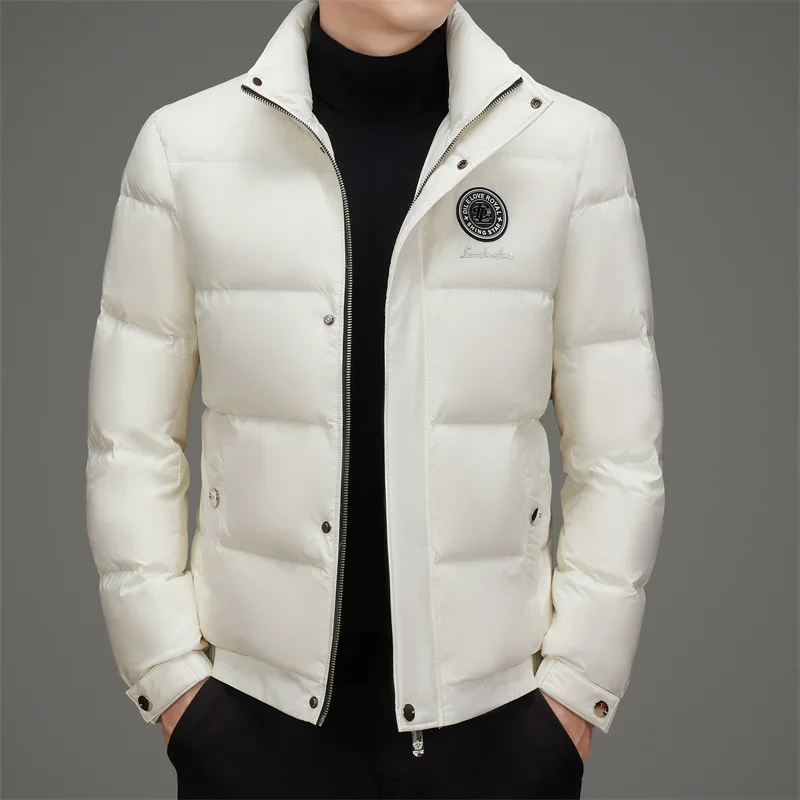 thumbnail image 1 of Ropa de diseñador de lujo Chaqueta de plumón de alta gama para hombre Chaqueta térmica de manga larga gruesa con relleno de plumón de ganso para hombre 2024, 1 of 5