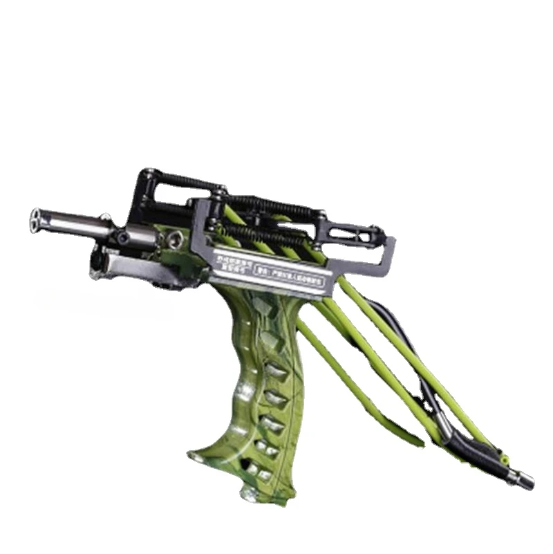 

Powerful Hunting Laser Slingshot Elastic Belt Outdoor Competitive Sports Fishing Catapult with 3pcs Arrows for Adults Catch Fish