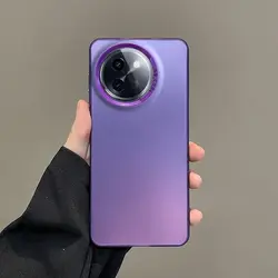 Shockproof Protection Phone Case with Fingerprint IMD - Enhanced Back Cover Design for Vivo V30e (IMD purple)