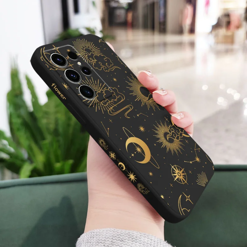 Golden Starry Sky Phone Case Cover