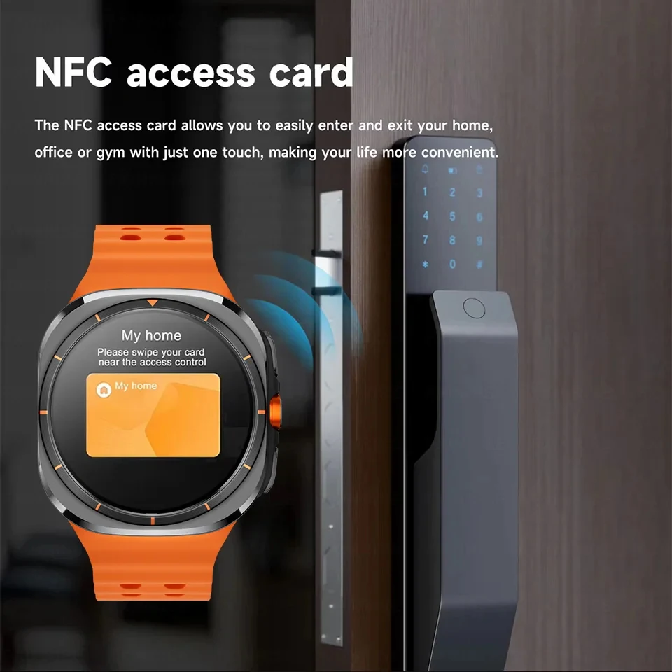 5G Full Netcom Android IOS 4G/5G Smart Watch 480*480 Amoled 1.6''Screen Display Tik Tok GPS WIFI HD Video Call Camera Smartwatch 6