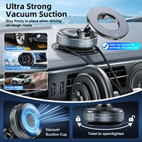 Car Phone Magnetic Stand Mechanical Vacuum Suction Cup Rotate 360° Magnetic Adsorption Bracket Navigation Universal Holder - Image 11