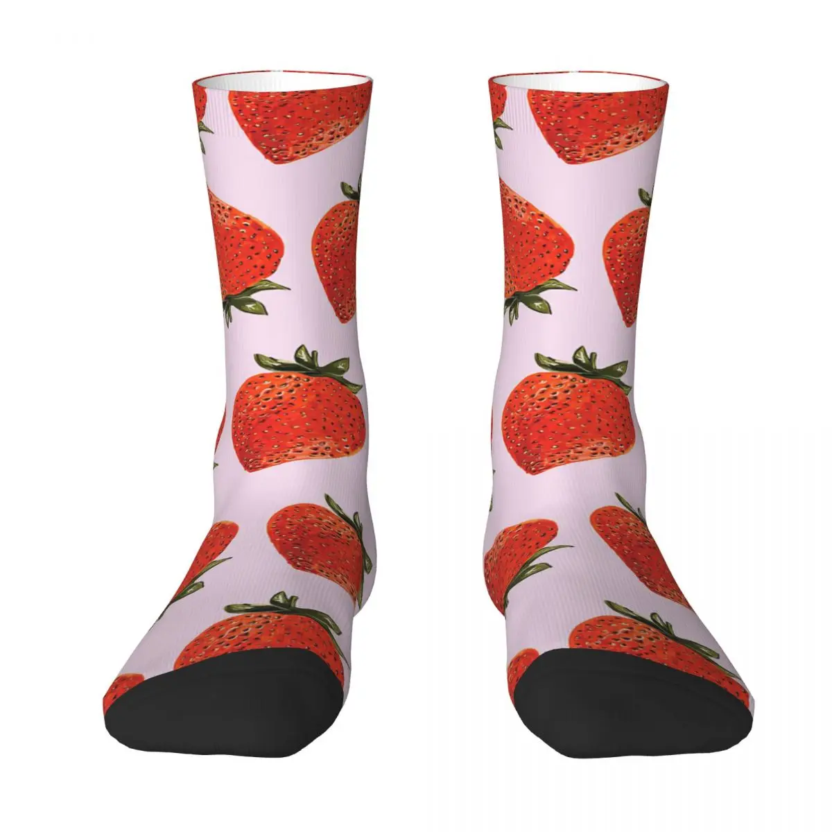 Seamless Strawberry Pattern Adult Socks,Unisex socks,men Socks women Socks australia koalas pattern crew socks 3d printed men for women funny socks fashion long socks