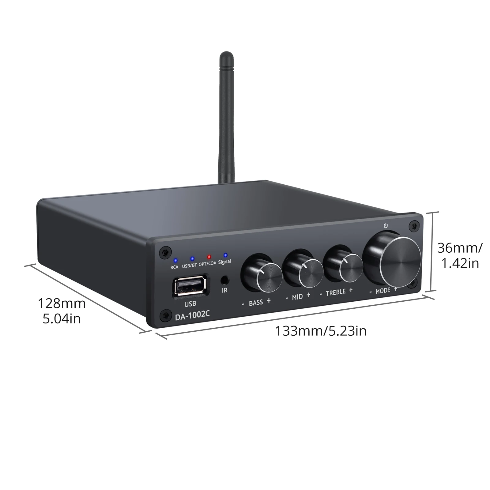 PROZOR 192kHz DAC ׷   TPA3221 USB In BT HiFi  Ŀ ̽ Ʈ Ʈ 100W нú Ŀ 