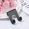1pc Aluminum Hook Shower Glass Door Hook Towel Rack Hanger Key Organizer Plug Shaver Holder Rack Hooks for Hanging 3