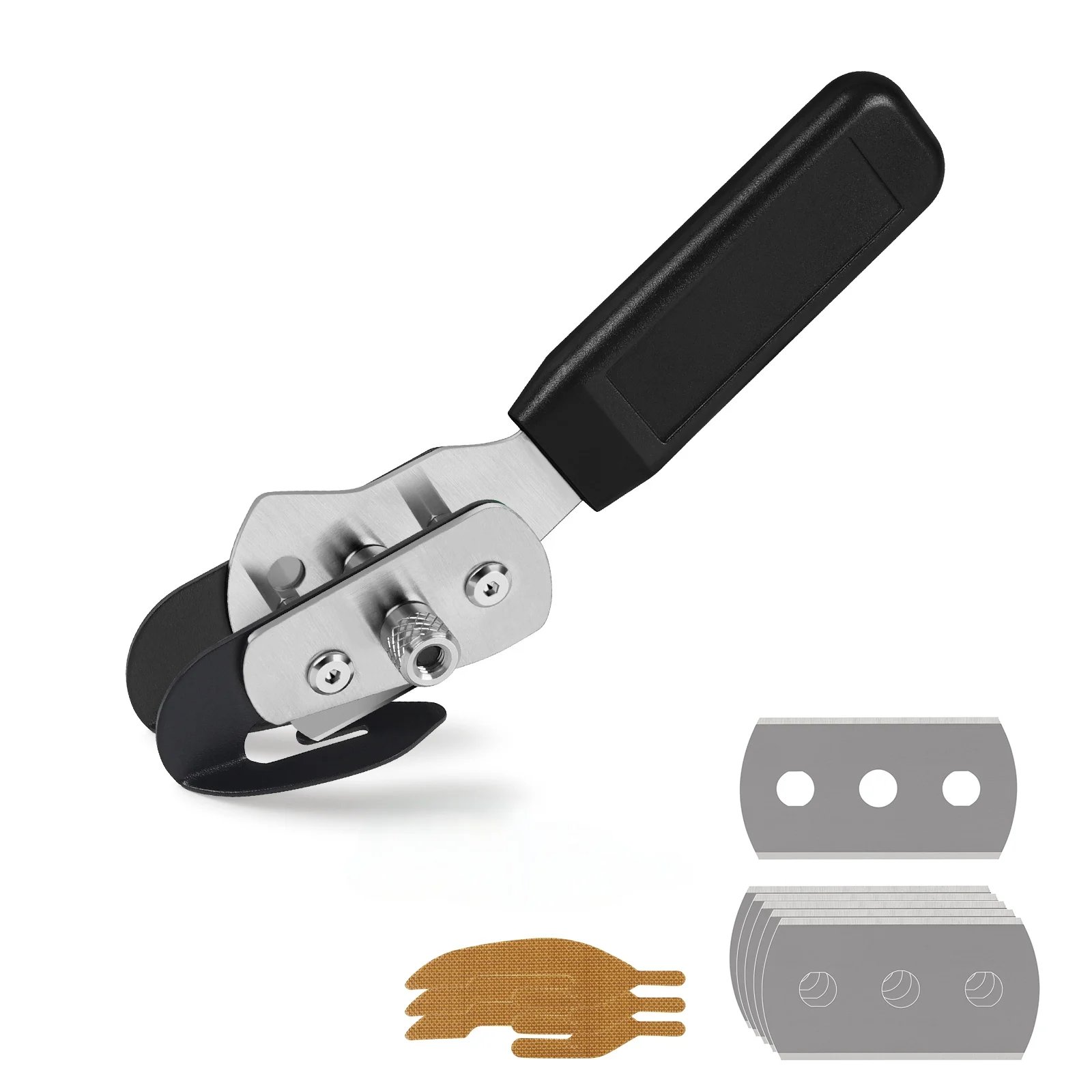 Double-Head Car Vinyl Cutter Window Film Squeegee Vinyl Cutting Knife Spatula Applying Film 10 Spare Blades Tools car sticker remover automotive film tools