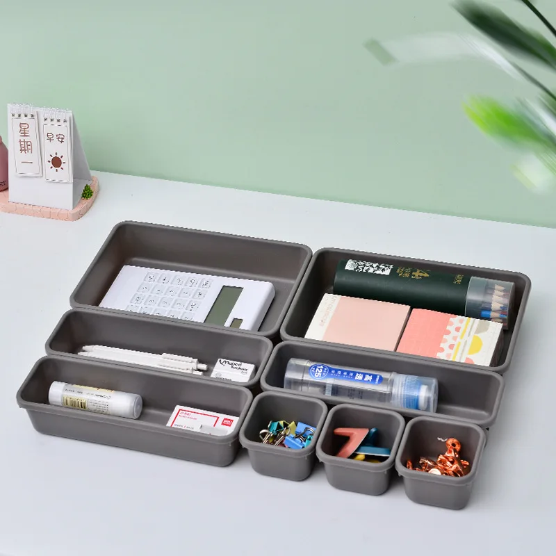 Bview Art Desktop clutter drawer separator artifacts can be freely combined eight sets of cosmetic storage and organization box