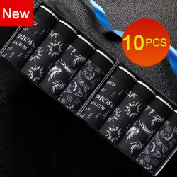 10 pieces Mens Underwear Hot Men Underpants Male Men Panties Shorts Breathable Boxer Shorts Comfortable soft Plus size 5xl 6xl