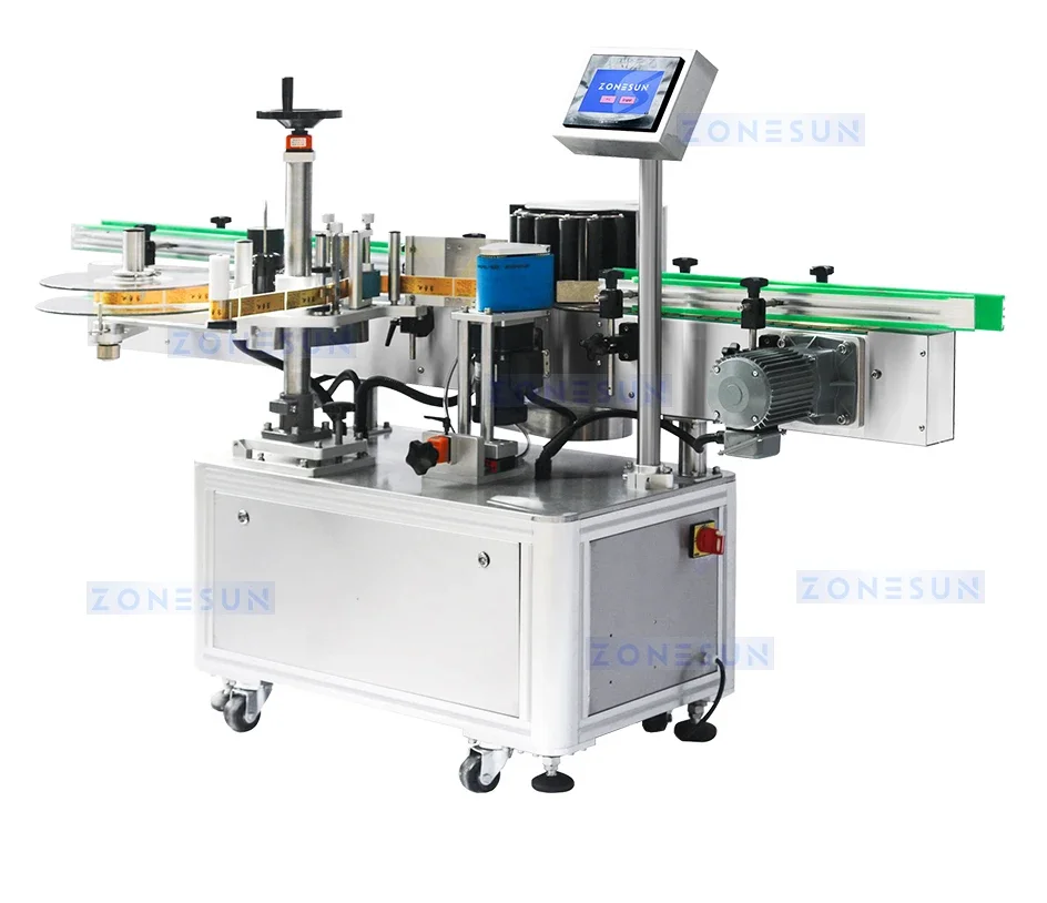 ZONESUN ZS-TB130 Automatic Round Bottle Labeling Machine