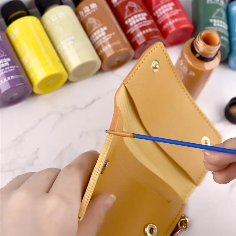 Description Picture 3 of item30ml Leather Elastic Repair Edge Oil Leather Carving Matte Without Irritating Smell Leather Edge Belt Repair Wrap Edge Liquid