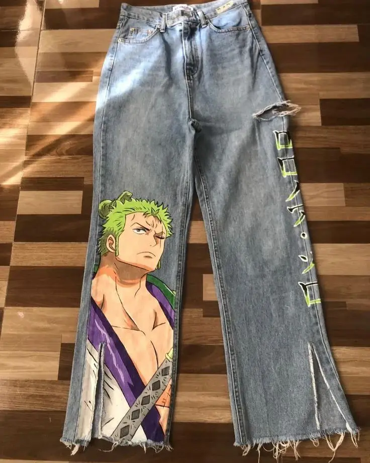 Jeans à jambes larges pour hommes et femmes, pantalons de surintendant larges, streetwear Y2K, style japonais Harajuku, taille haute, nouveau