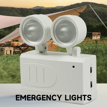 LED Double Head Fire Emergency Light 1