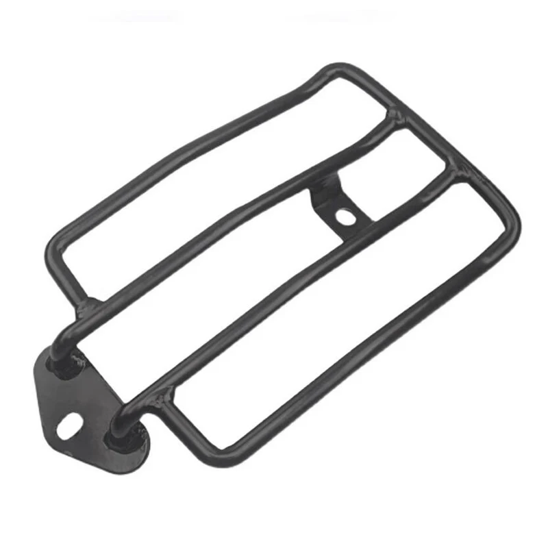 Motorcycle Chrome Black Rear Fender Luggage Rack Support Shelf Solo Seat For Harley XL Sportsters Iron 48 883 XL1200 2004-