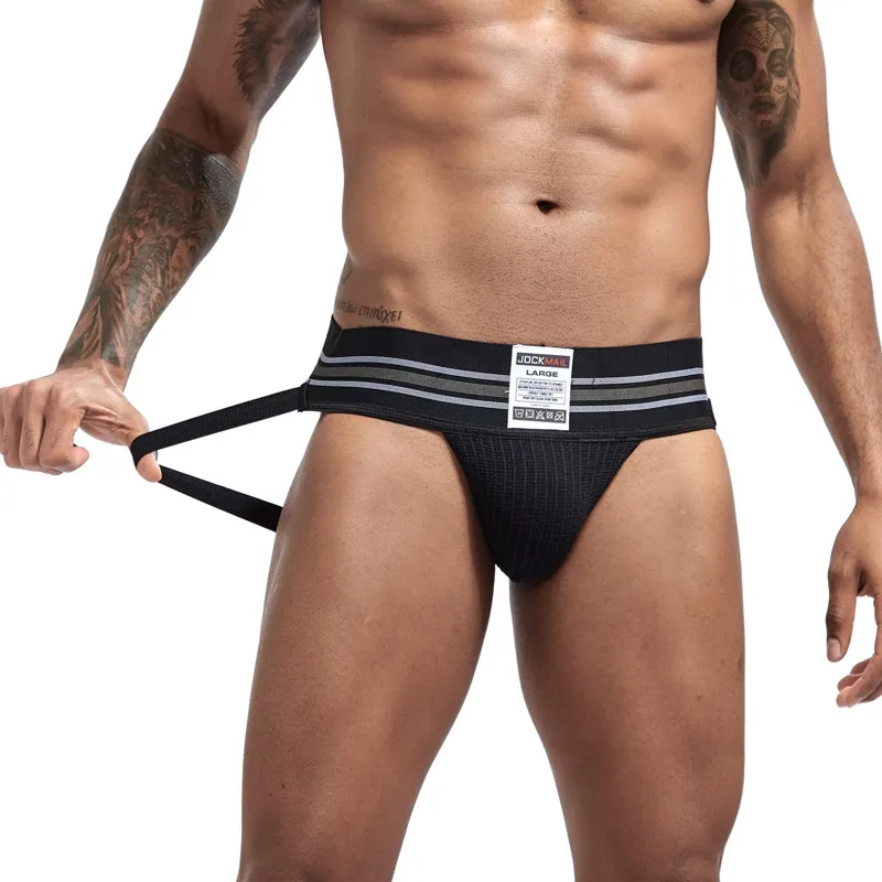 Классическое нижнее белье JOCKMAIL с ультрашироким ремнем модные сексуальные джоки