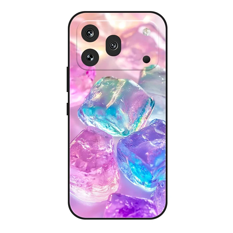 Marble Painted Soft Matte Silicone Back Cover Case