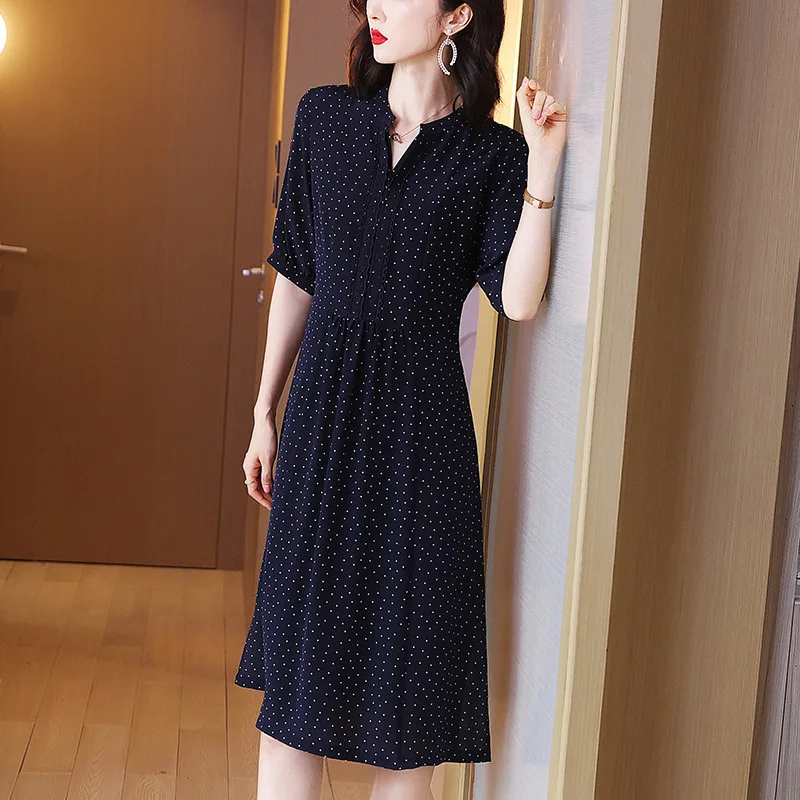 

YSOLF 2021 SUMMER REGULAR FIT LUXURY CASUAL STYLE MID-CALF LONG DRESSES