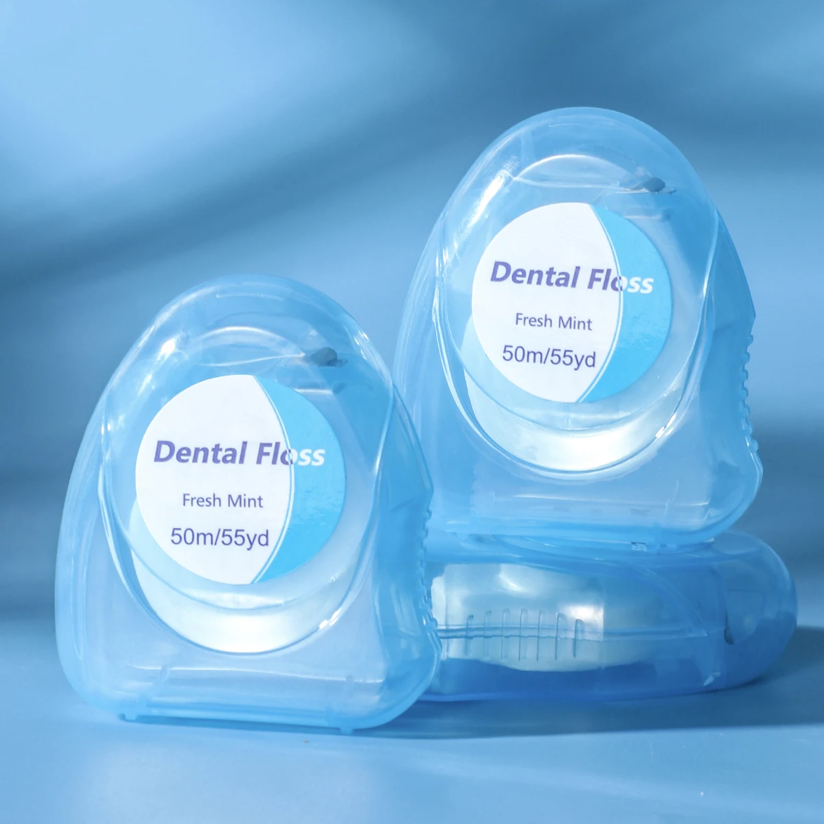 Dental Floss 3pcs Ultraclean Mint Effective Plaque Removal Teeth&Gum Protection Shred Resistant For Thoroughly Clean In Tight Area