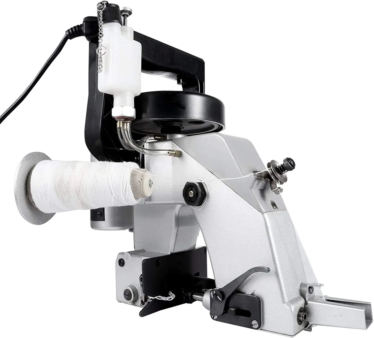 Vevor Bag Closer Machine 110V Portable Electric Sewing Machine 90W Bag Closer Stitching Automatic Oiling Woven Bag Packing 5