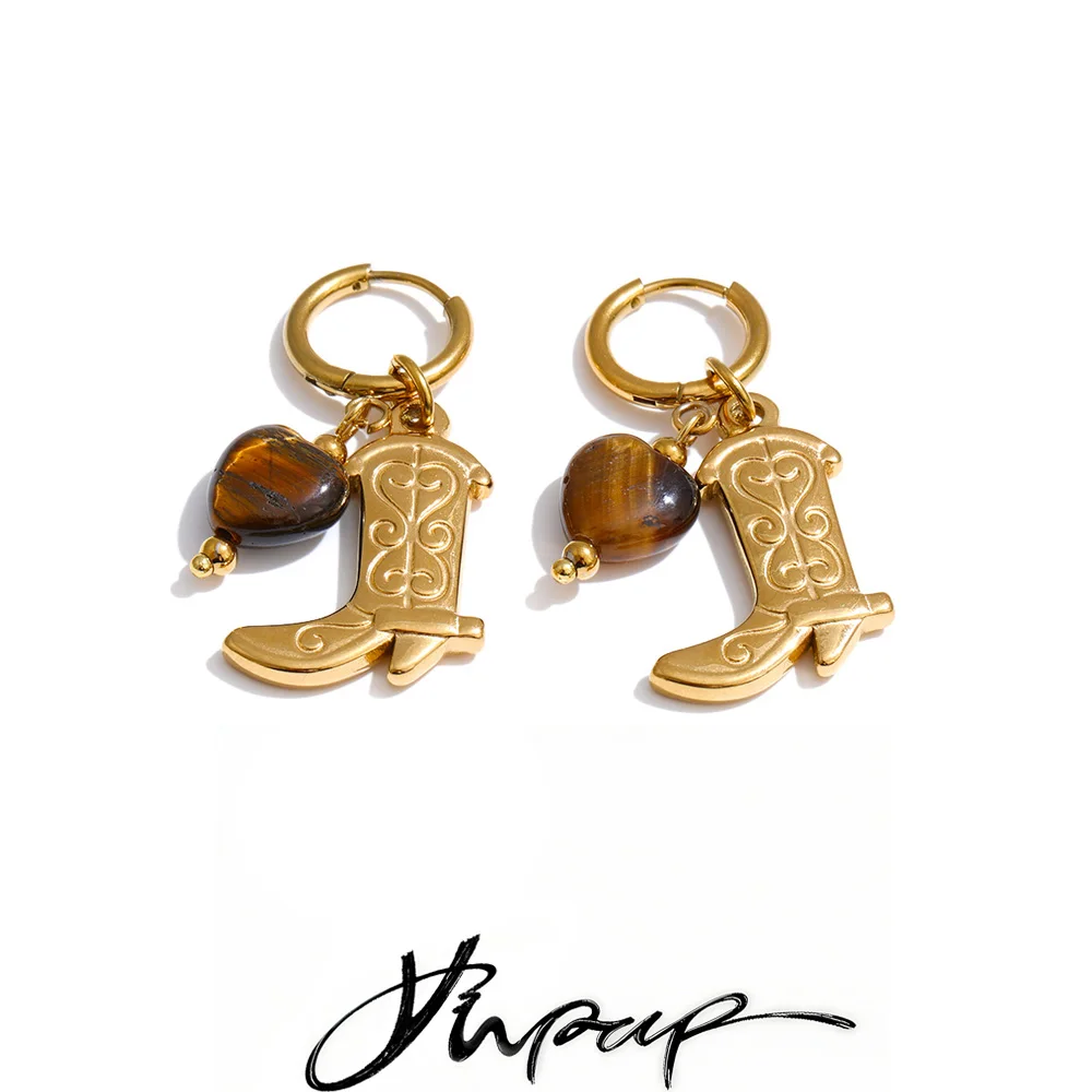 Yhpup Stone Jewelry Vintage Fashion Prevent Allergy