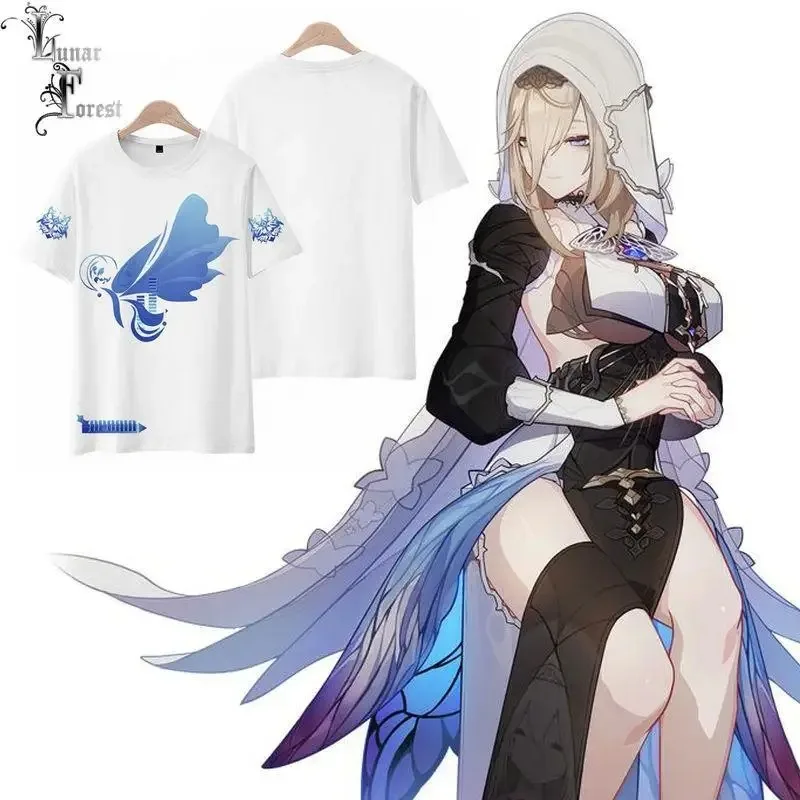 

Honkai impact 3 phony style 3d printing t-shirt summer fashion round neck short sleeve popular game streetwear 2024