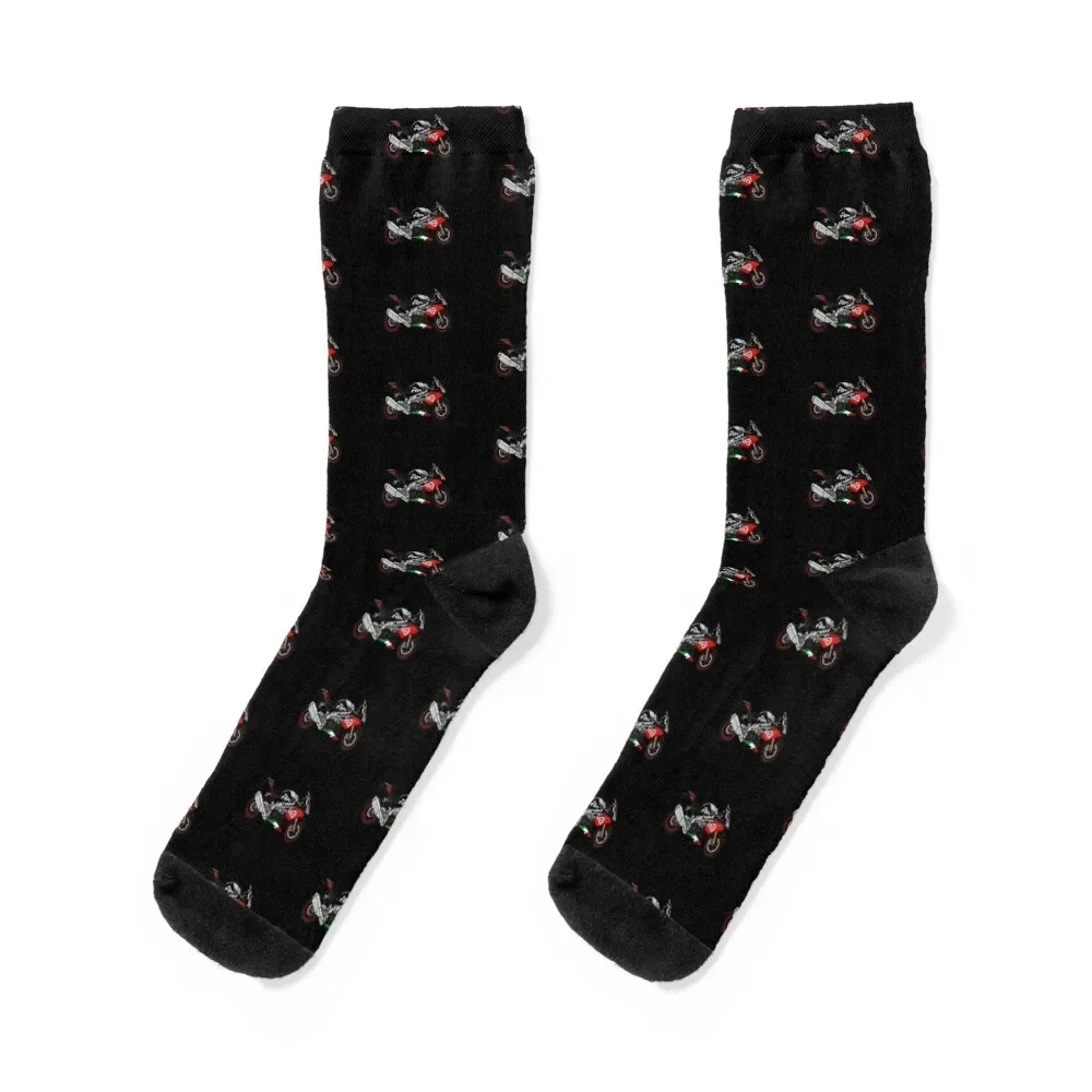 

RSV4 RF Super Sports Motorcycle Socks New year's luxe Men's Socks Women's