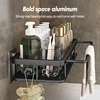 Bathroom Storage Rack Stainless Steel Anti Rust Storage Shower Rack Suction Cup Storage Rack Household Storage Appliances 4