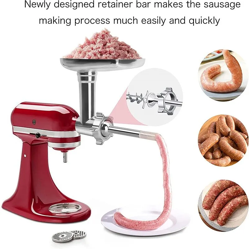 AMZCHEFKitchenaidAccessoriesFoodGrinderAttachmentSlicerand