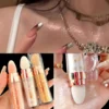 Fairy Powder Highlighter Stick, Shimmer Contour Blush Powder Contour Shading Glitter, Contour Brightening Makeup Highlighter 5