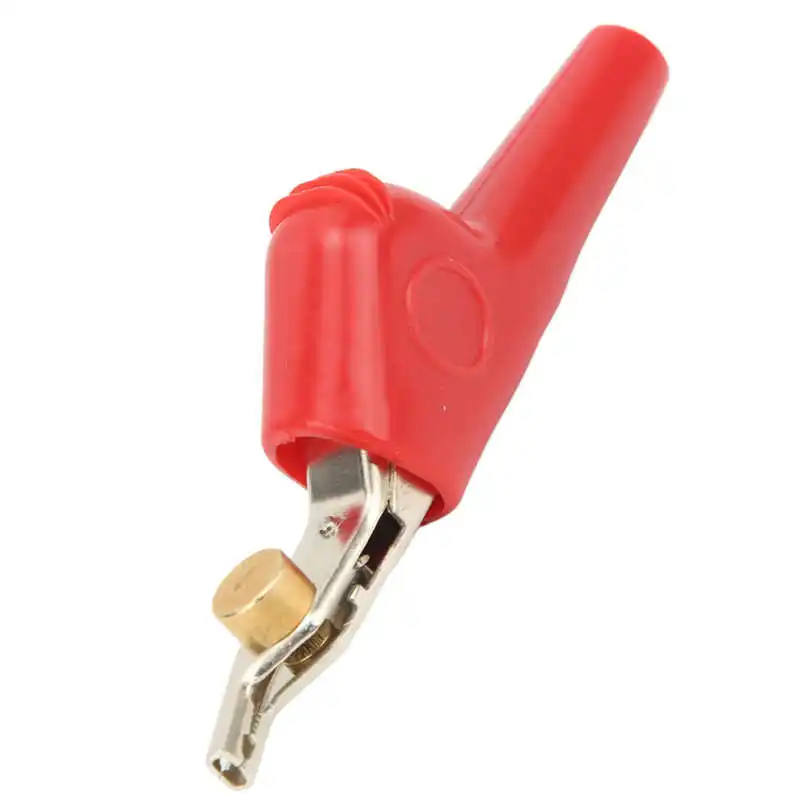 Telecommunication Test Clamp 25mm Opening Stripping Electrical Crocodile Clips Non Damage with Needle for Car Battery alligator clips,electric test clamp