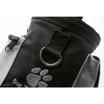 Portable Feeding Outdoor Pet Dog Treat Pouch Portable Dog Training Bags Pet Snack Food Container Puppy Snack Reward Waist Bag 4