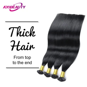 Extension per capelli lisci a punta a U, Extension per capelli morbidi a punta a chiodo, Extension a punta a U 100% capelli umani biondi, Facili da mantenere