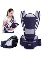 New Adjustable Ergonomic Baby Carrier With Hip Seat, Portable & Multifunctional, Suitable For Travel, Leisure And Daily Use 1