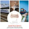 Heating Mask Temperature Control Eye Sleep Patch Blindfold Facial Soft Sleeping Crystal Velvet Train Air Permeable 3