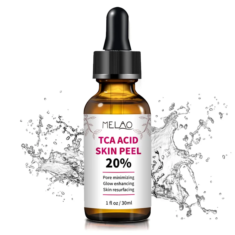 30ml skórki kwas trichlorooctowy roztwór TCA pielęgnacja skóry wybielanie chemiczne wybielanie Serum 20% Melao TCA kwas skóry Teel 1Pc